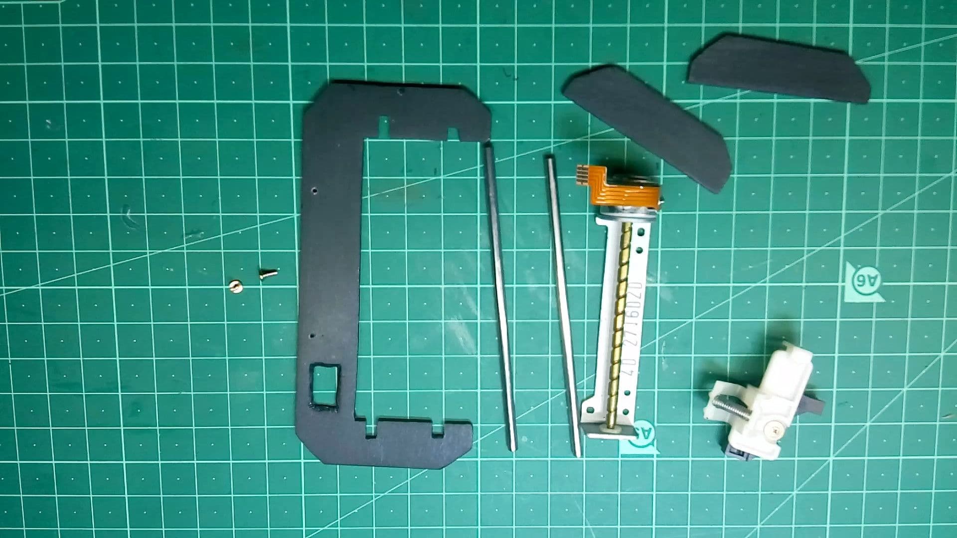 Attaching the Sliding Rods