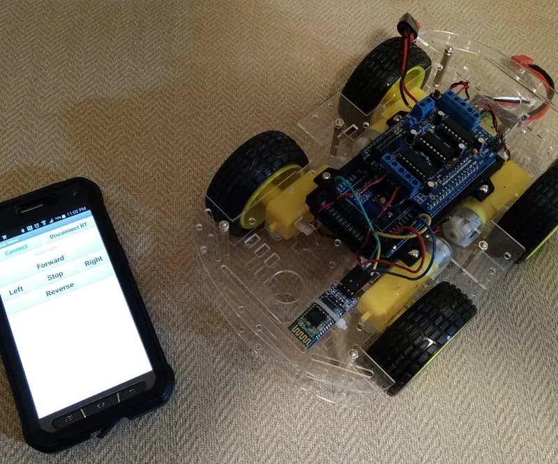 Build a Bluetooth Robot W/ Arduino & MIT App Inventor