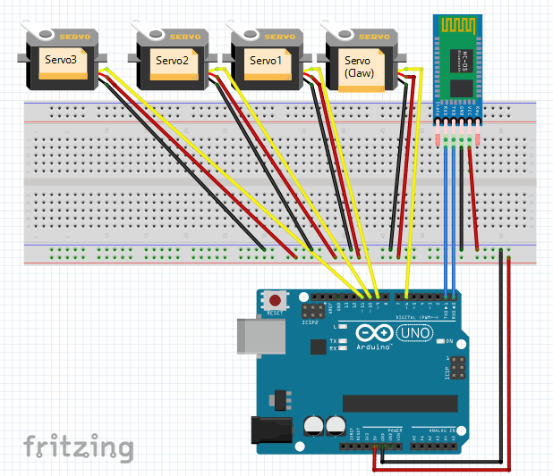 Robot Arm: Circuit