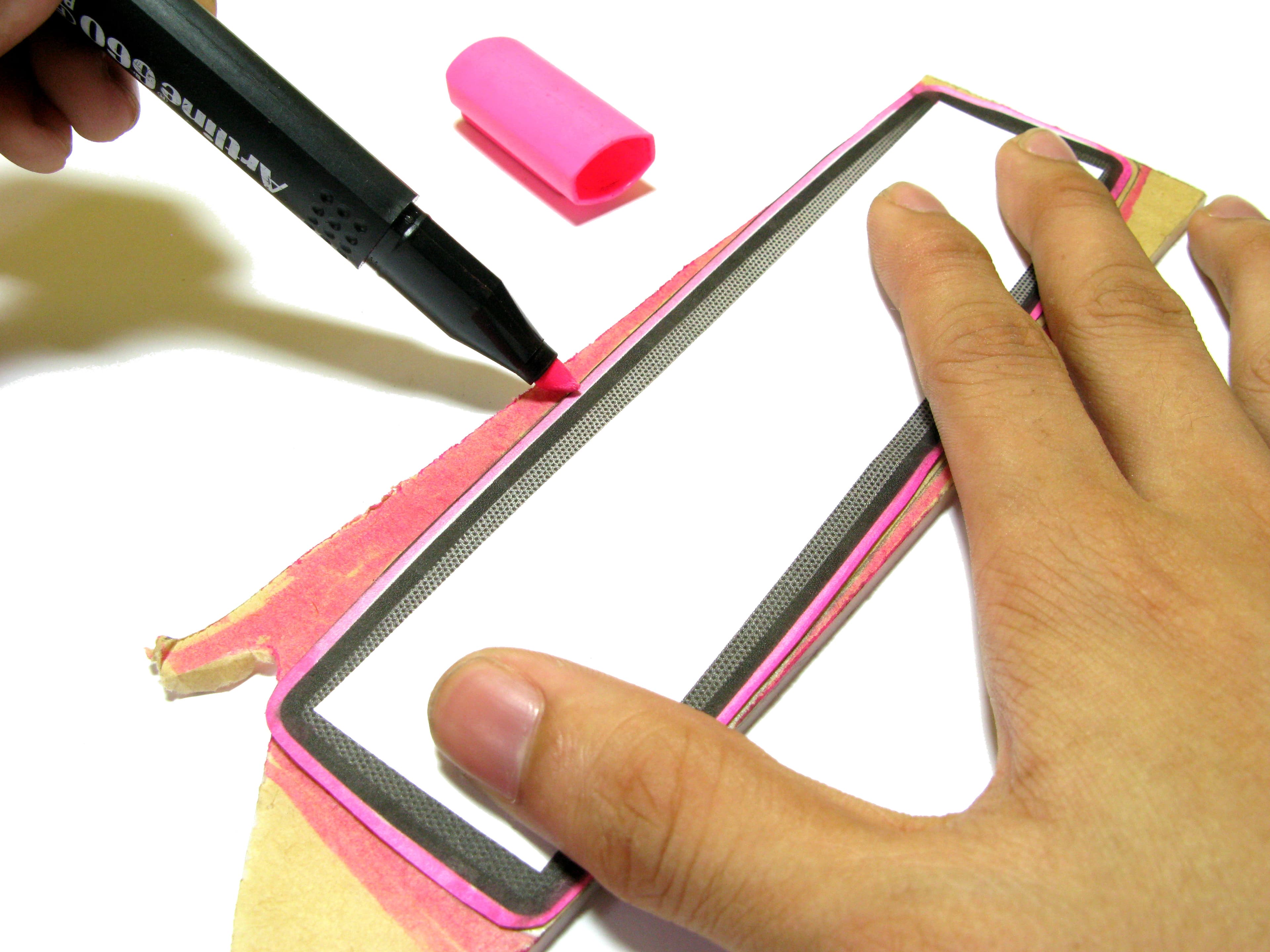 The Acrylic Stencil Printout