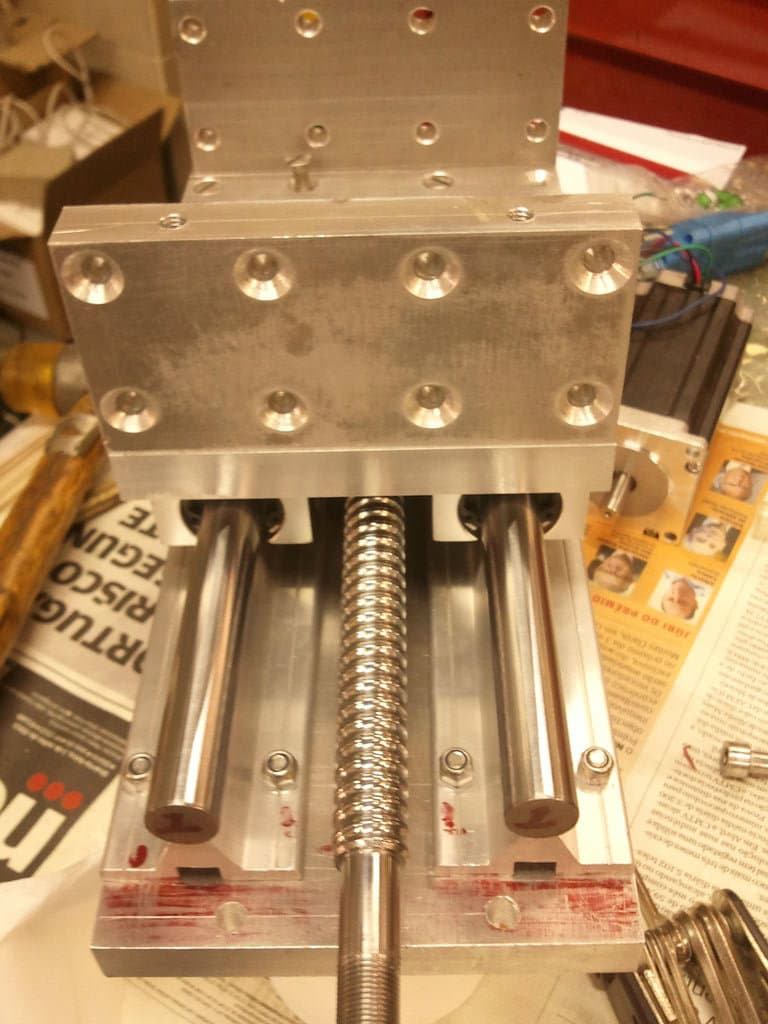 Z Axis Guide and Transmission System