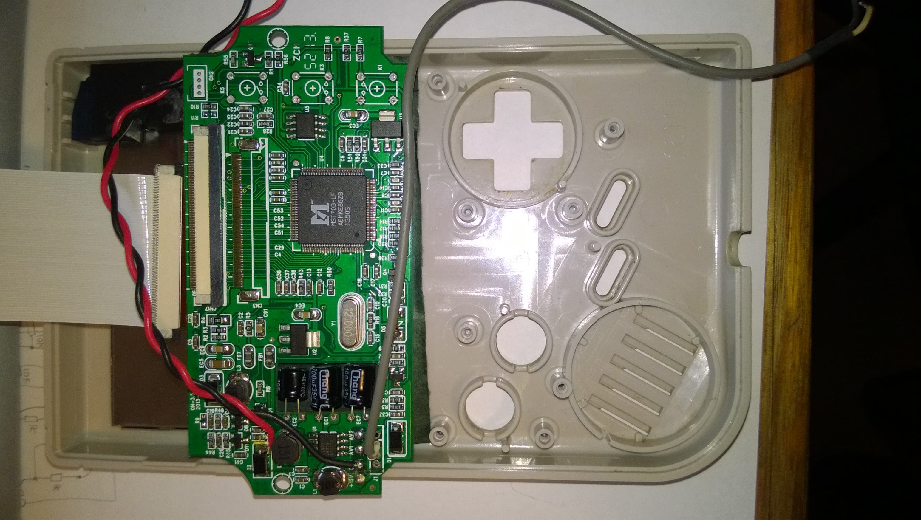 Trimming the LCD Driver Board