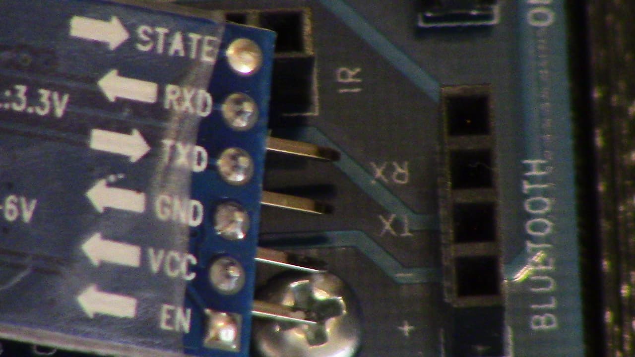 Plug in the Bluetooth Module