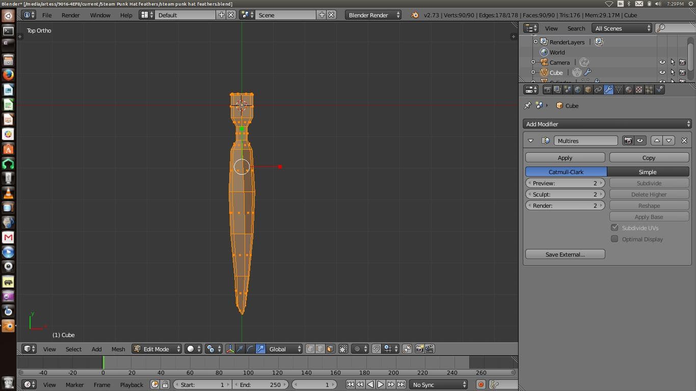 Make the Blade Soft Looking and Change Its Pivot Point