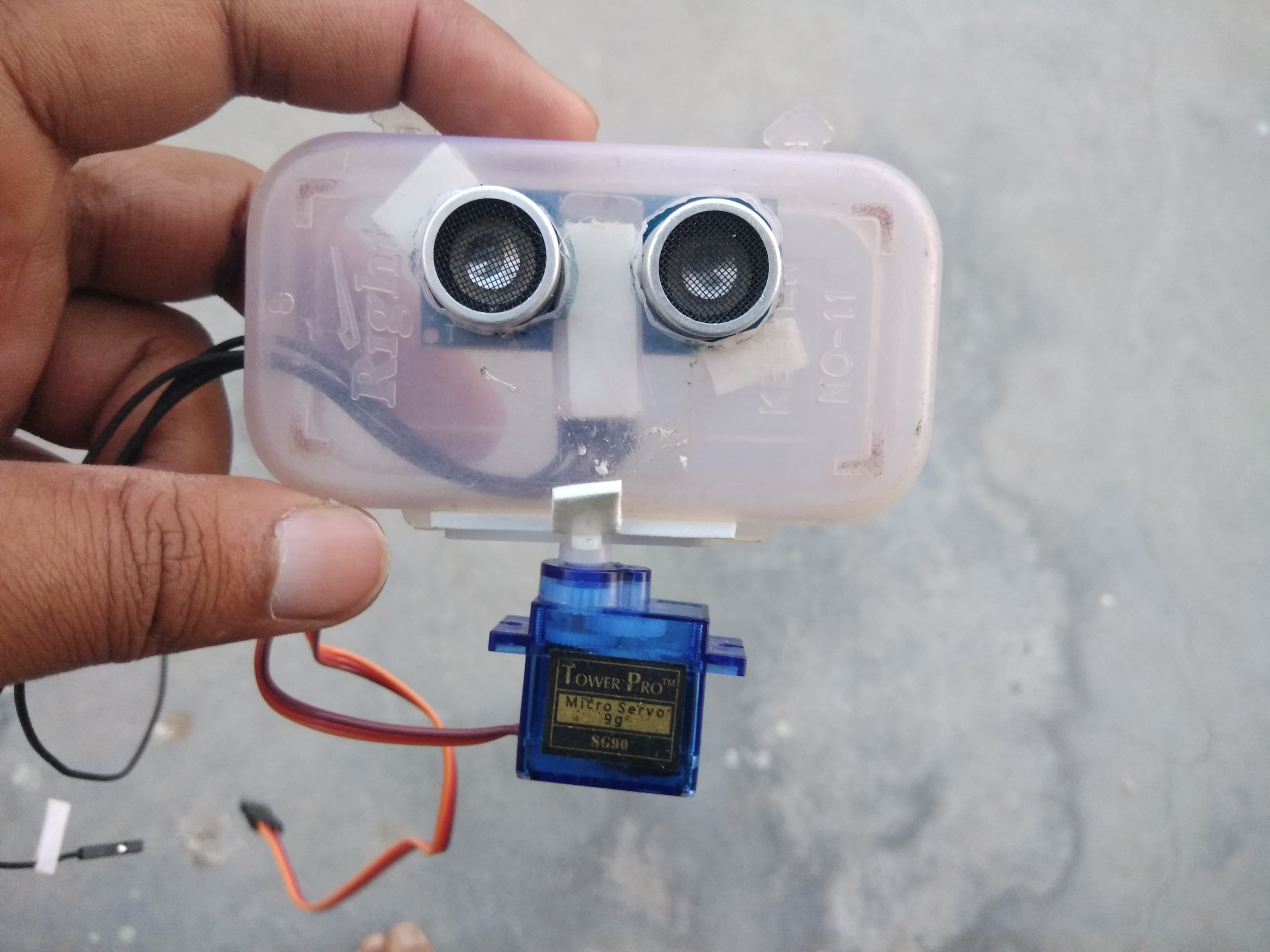 Building Ultrasonic Rangefinder Assembly