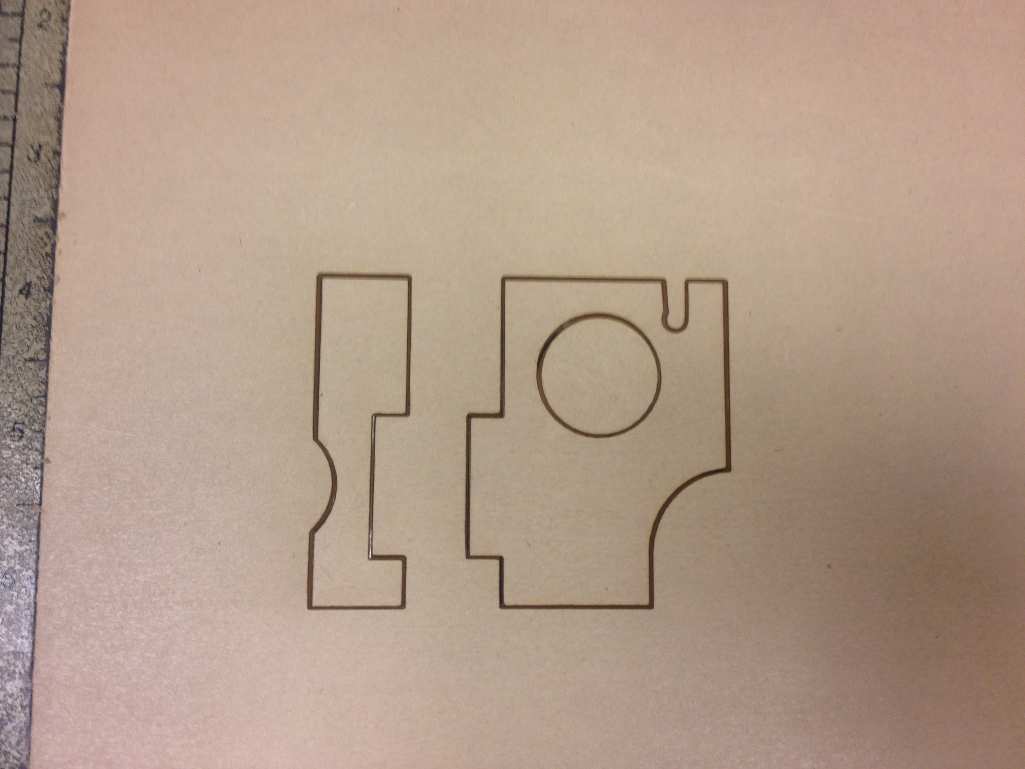 Cut Something Out and Position Vacuum-rig Over the Piece to Suck It Out.
