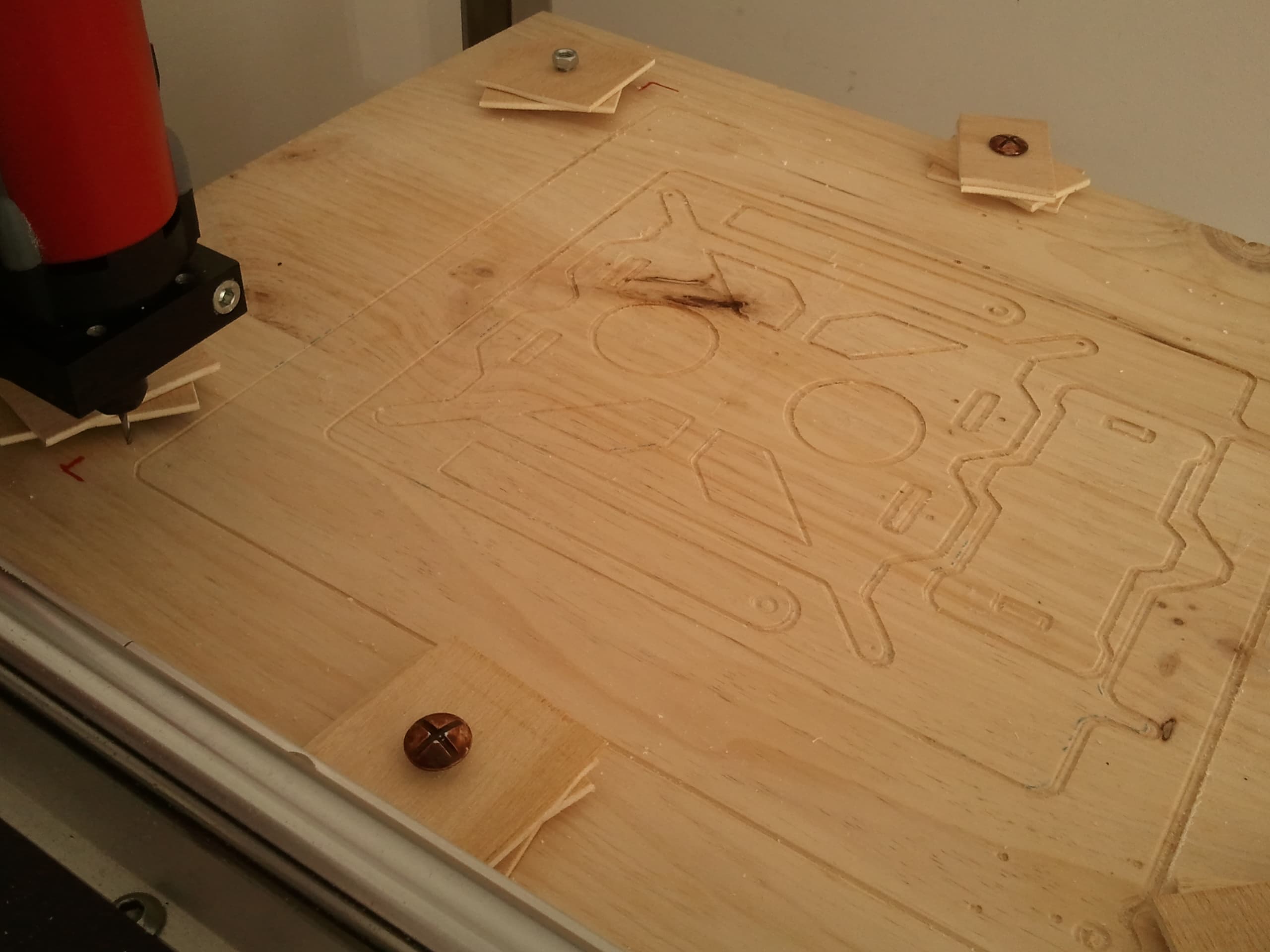 The Temporary CNC Bed Plate