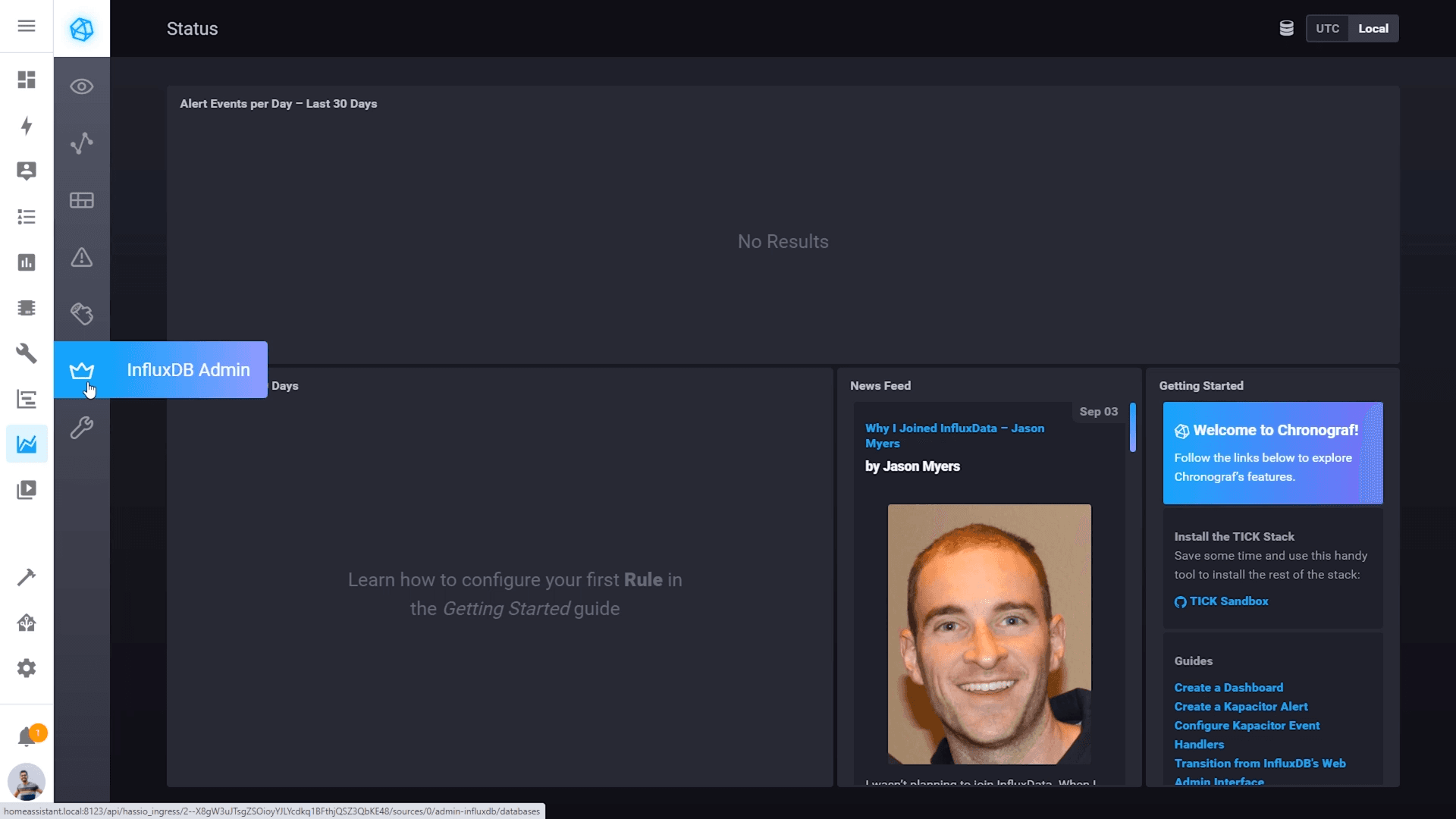 Configure the Home Assistant Enviroment
