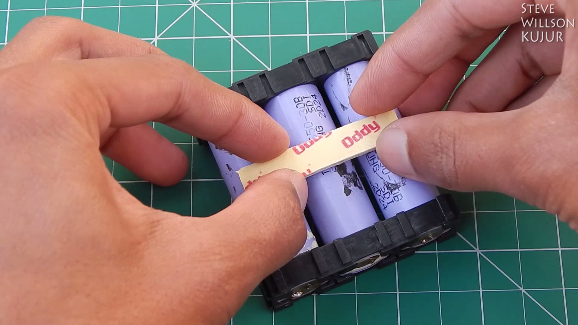 Attaching the BMS & Battery Holder