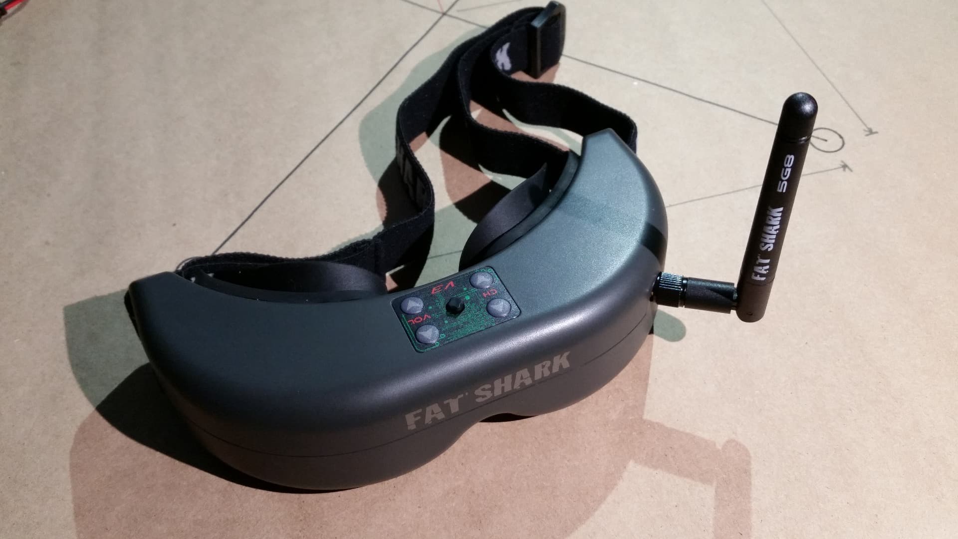 Attach Battery and Antenna to Fat Shark Goggles