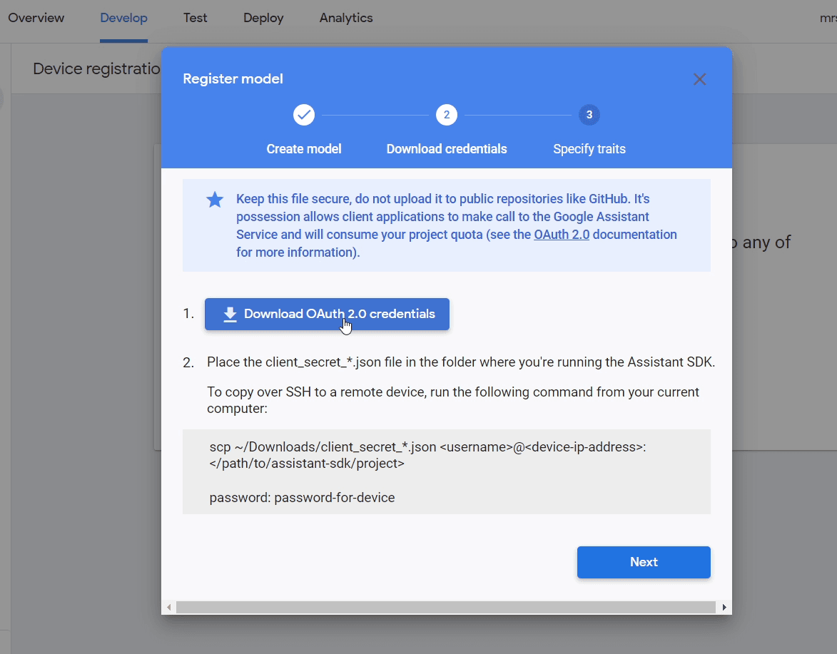 Setting Up Google Assistant