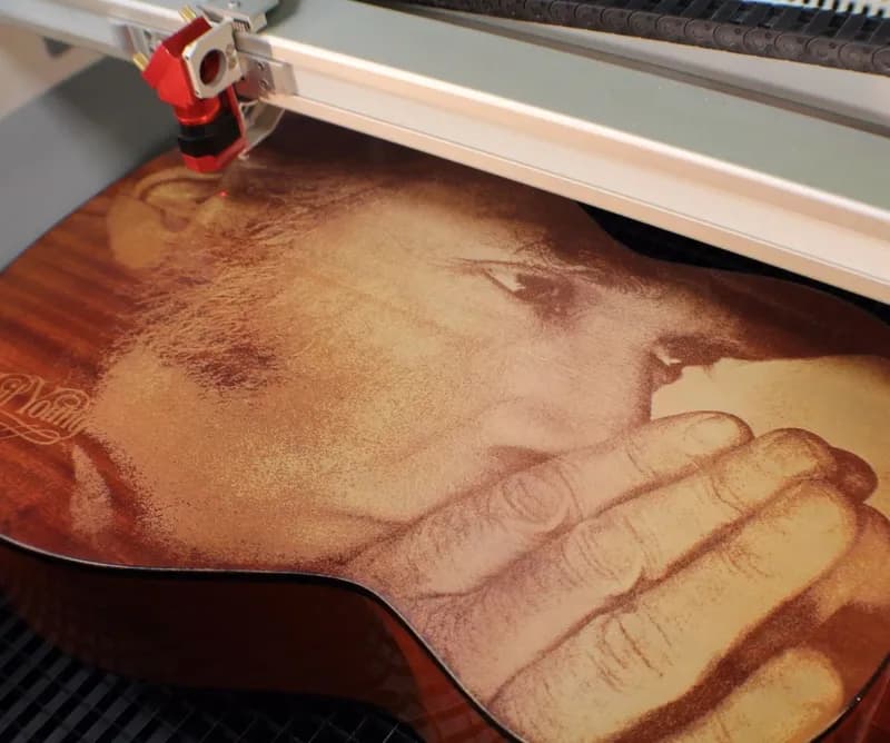 Wood Engraving | Laser Engraved Guitar