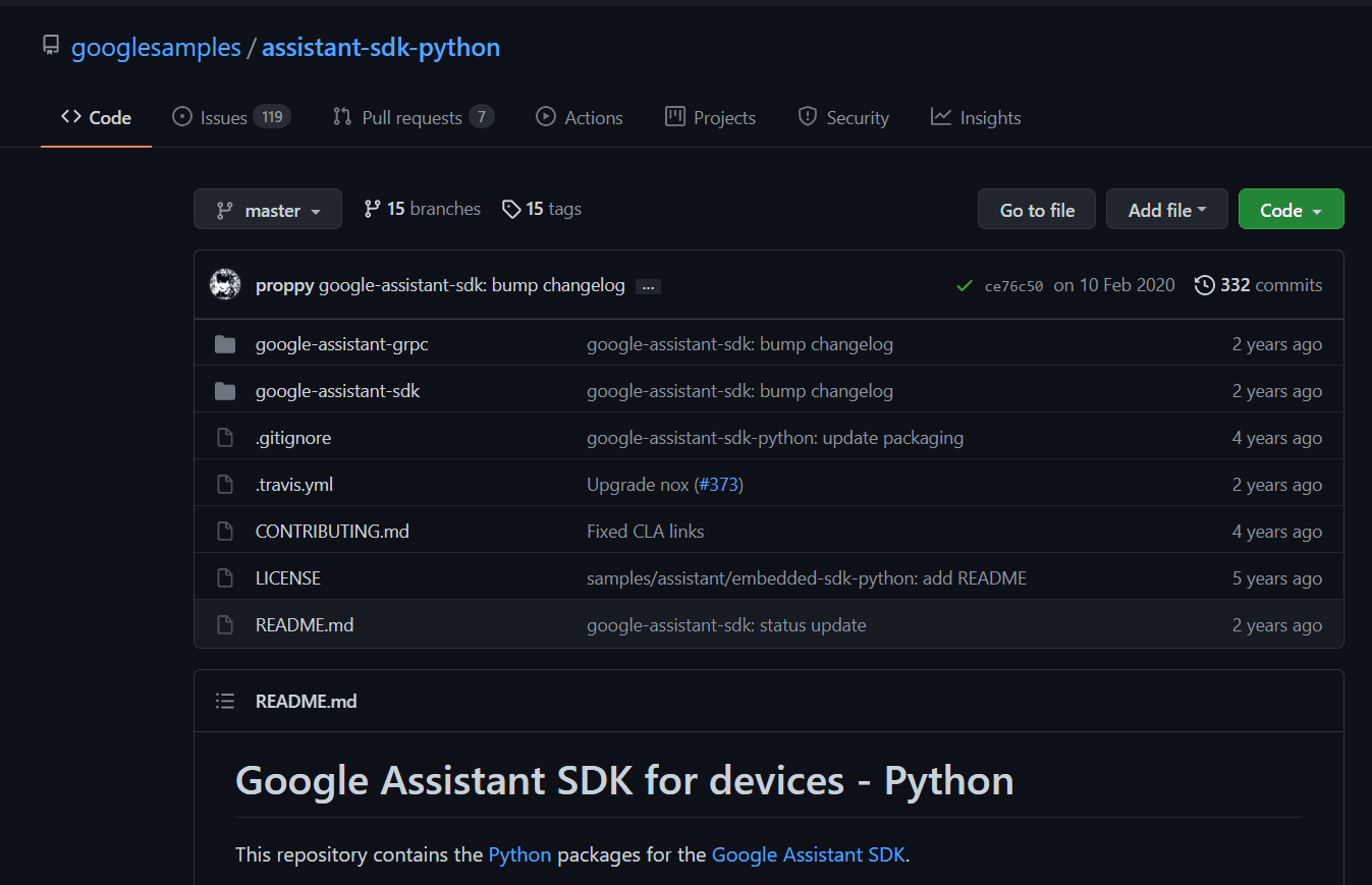Modifying Pushtotalk.py