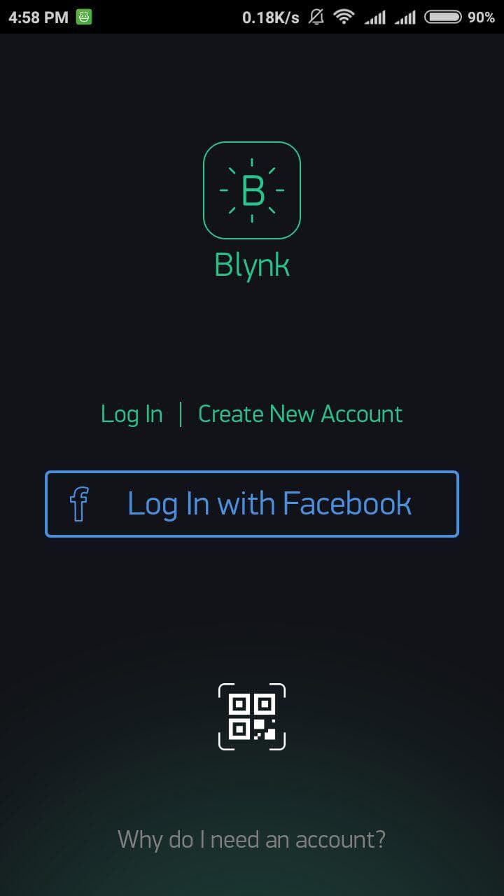 Setting Up Blynk App