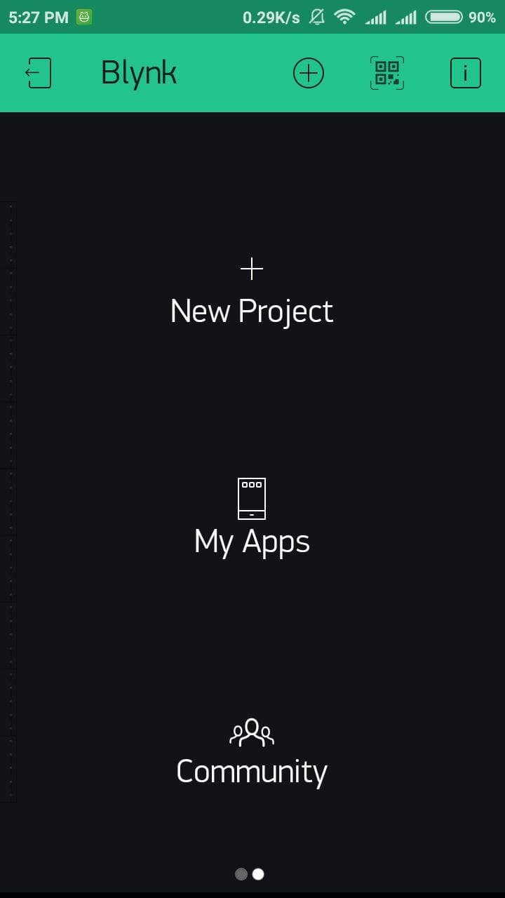 Setting Up Blynk App