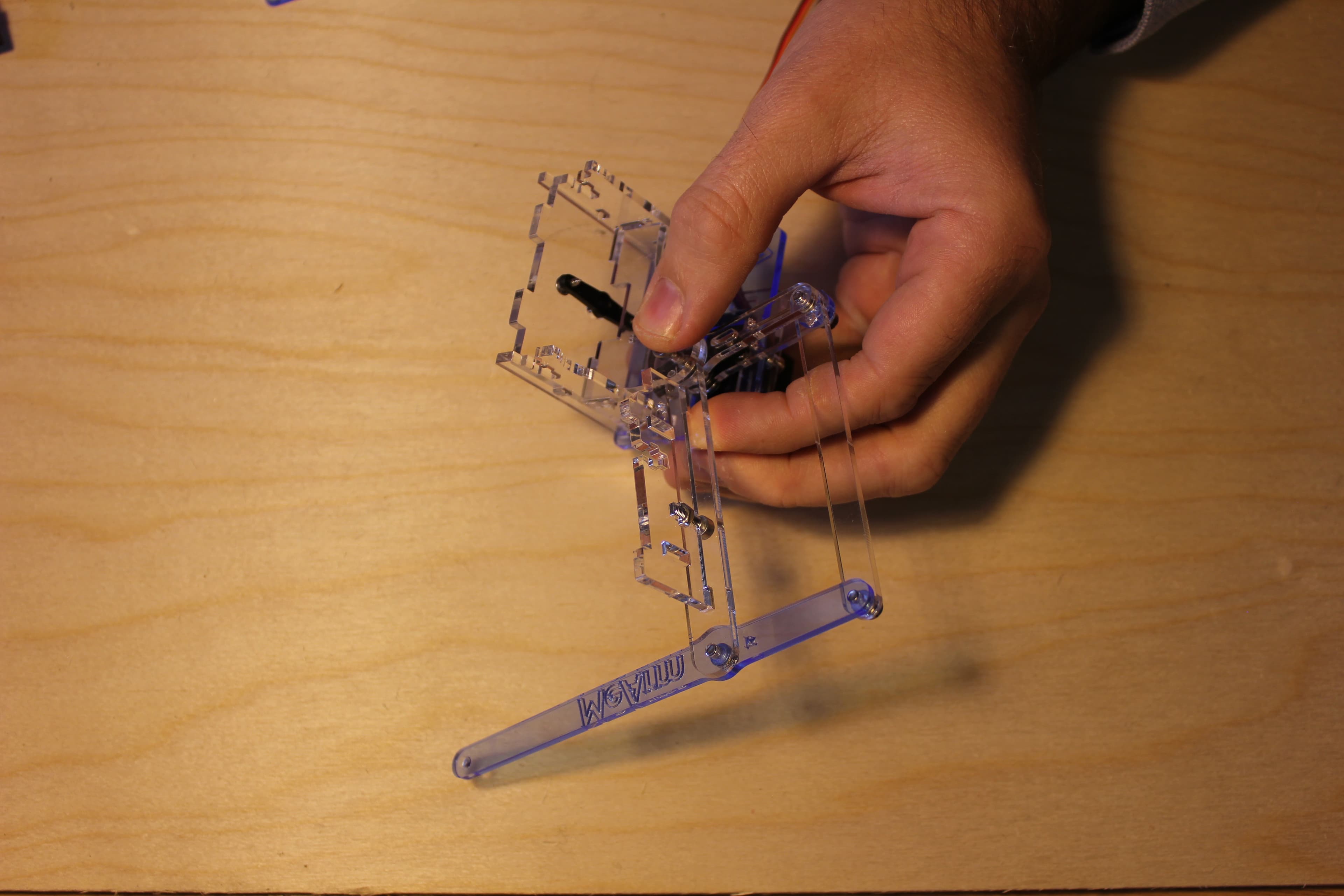 Assemble the Base - Left Side Levers