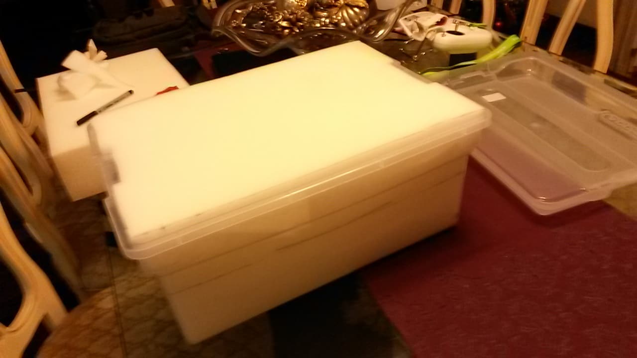 Cutting the Foam to Size