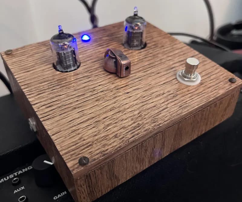 Valve Commander Low Voltage Tube Guitar Pedal DIY