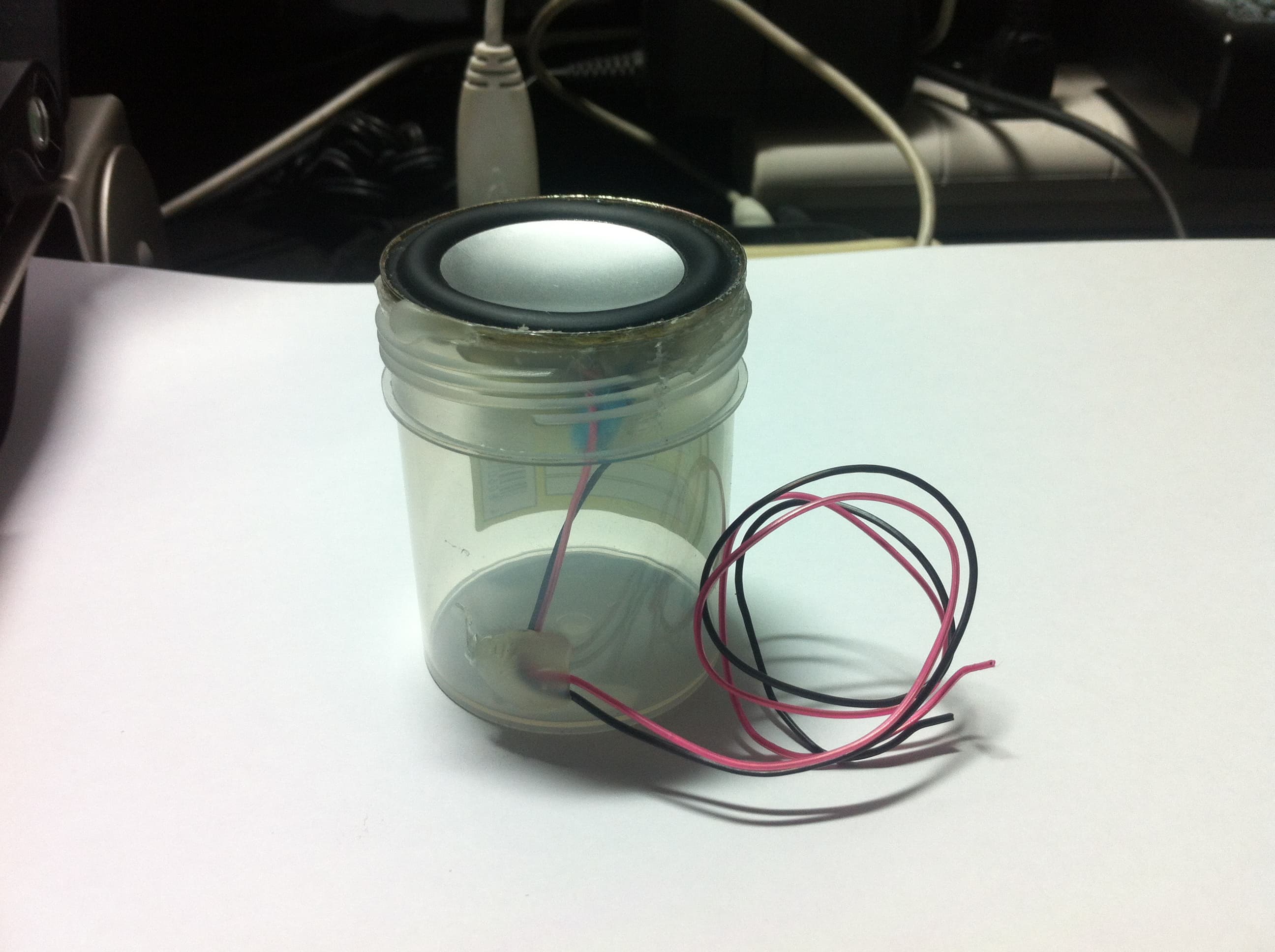 Sealing Your Fullrange Speaker Into a Cylindrical Container