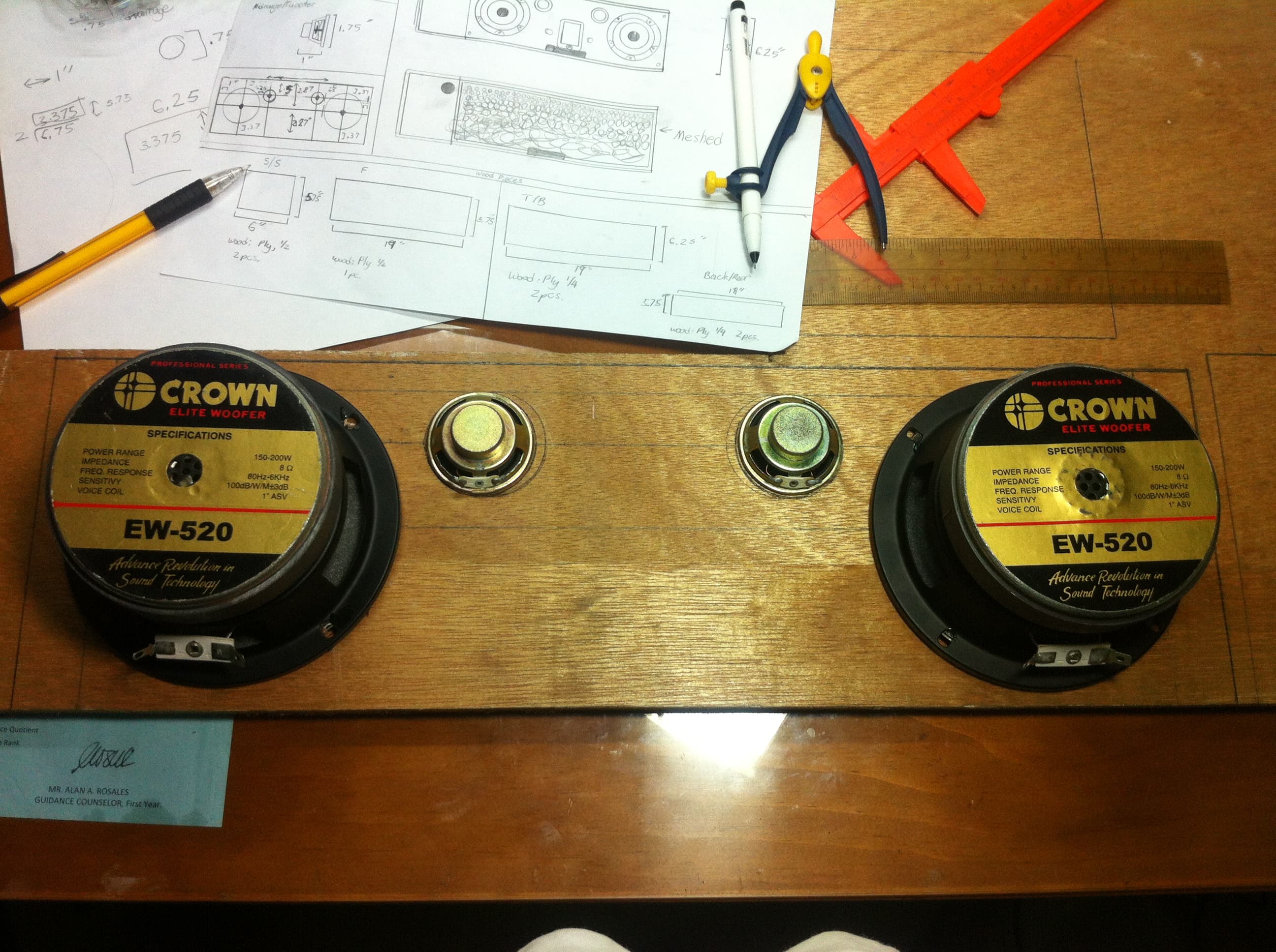 Marking the Lines for Cutting