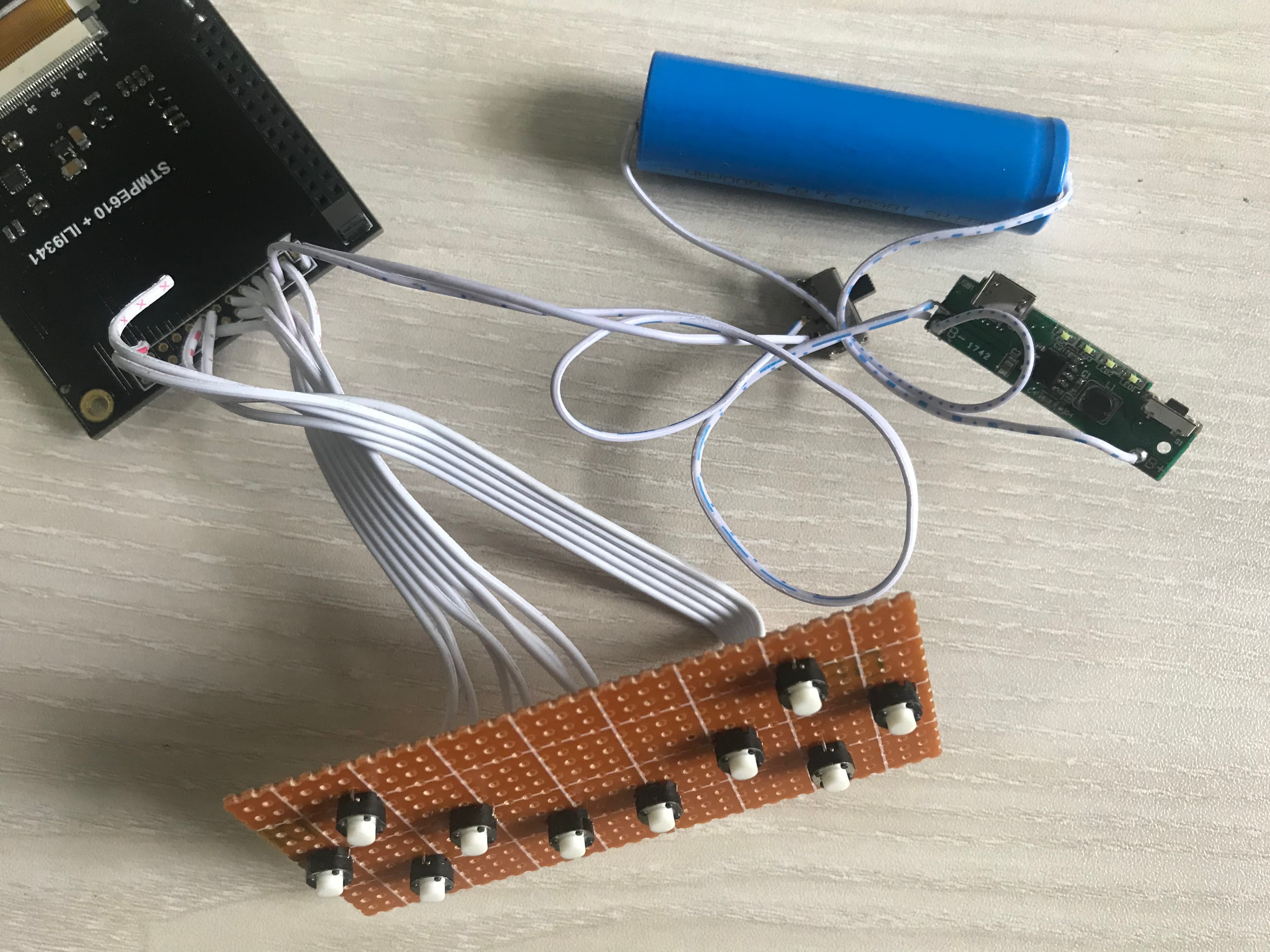 Connecting Button Pad to TFT