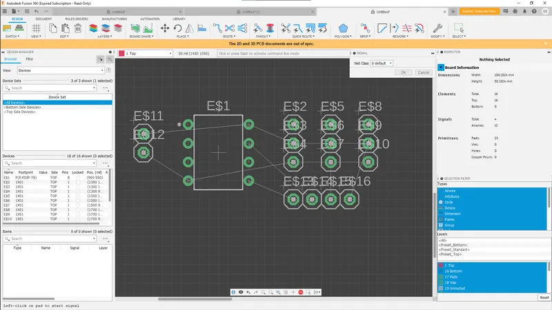 Adding Airwires (Signals)
