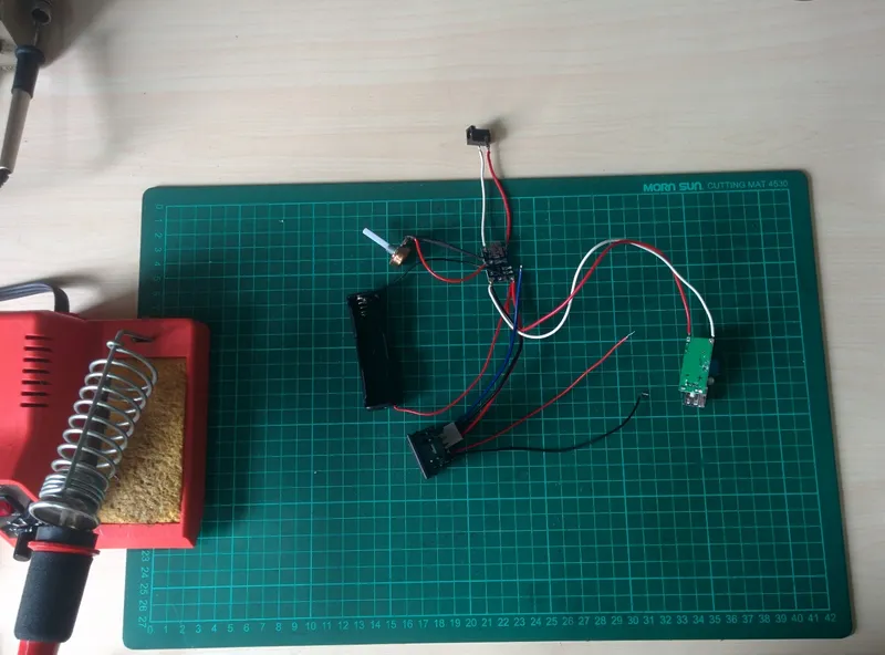 Solder the Power Wires of Volt Amp Meter to the Boost Converter
