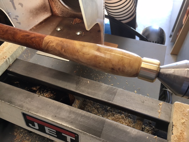 Finish Turning the Spindle and Applying CA Glue for the Finish. Polishing With EEE Ultra Shine