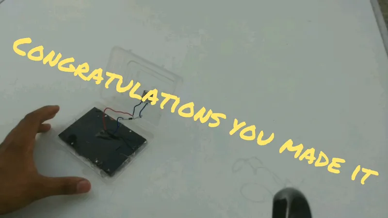 Congratulations You Made It