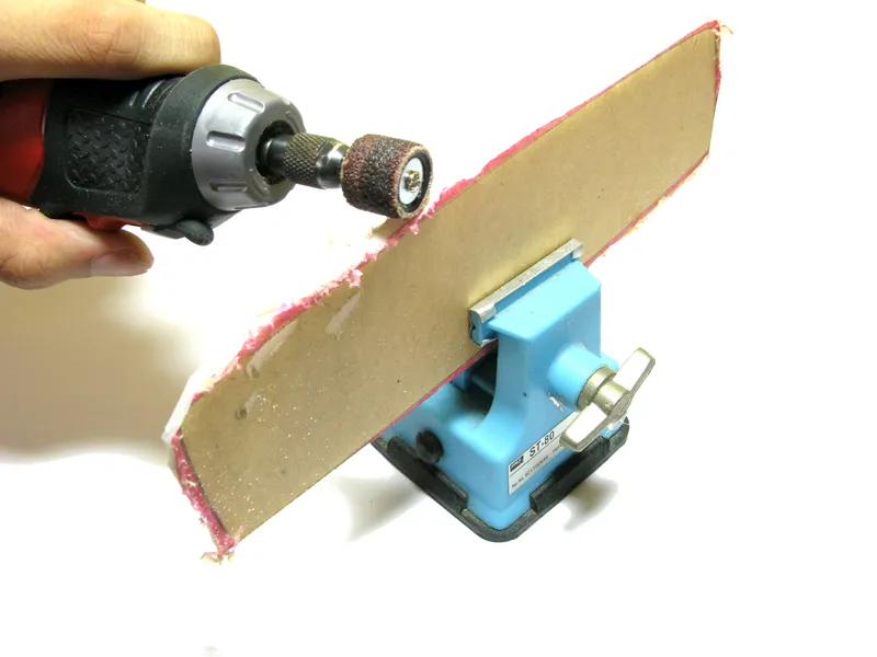 Sanding & Filing the Edges