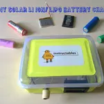 DIY SOLAR LI ION/ LIPO BATTERY CHARGER