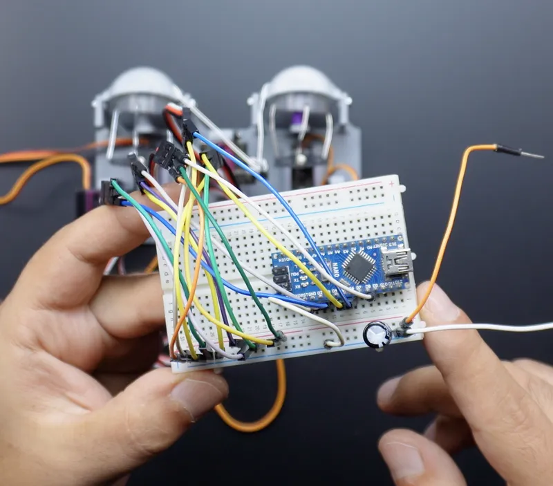 Testing the Animatronic Eyes