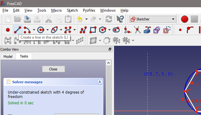 Adding the Fourth Constraint - Setting the Gap Width