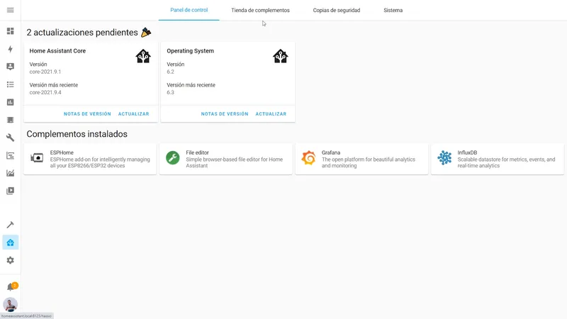 Configure the Home Assistant Enviroment