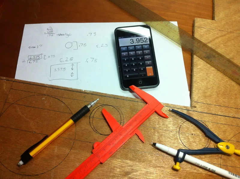 Marking the Lines for Cutting