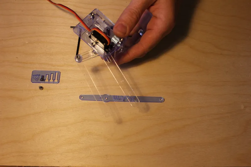 Assemble the Base - Left Side Levers