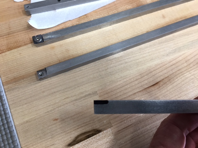 Marking and Grinding to Place the Carbide Insert Flush With the Top of the SS