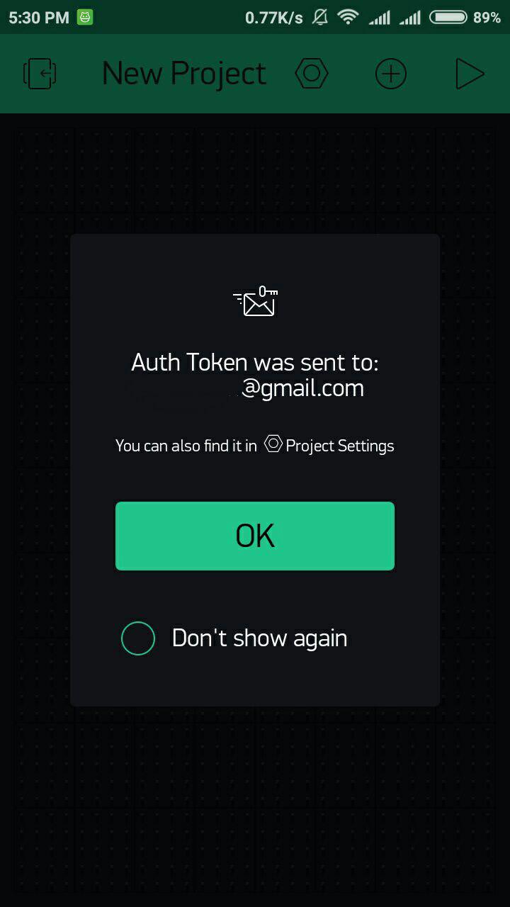 Setting Up Blynk App