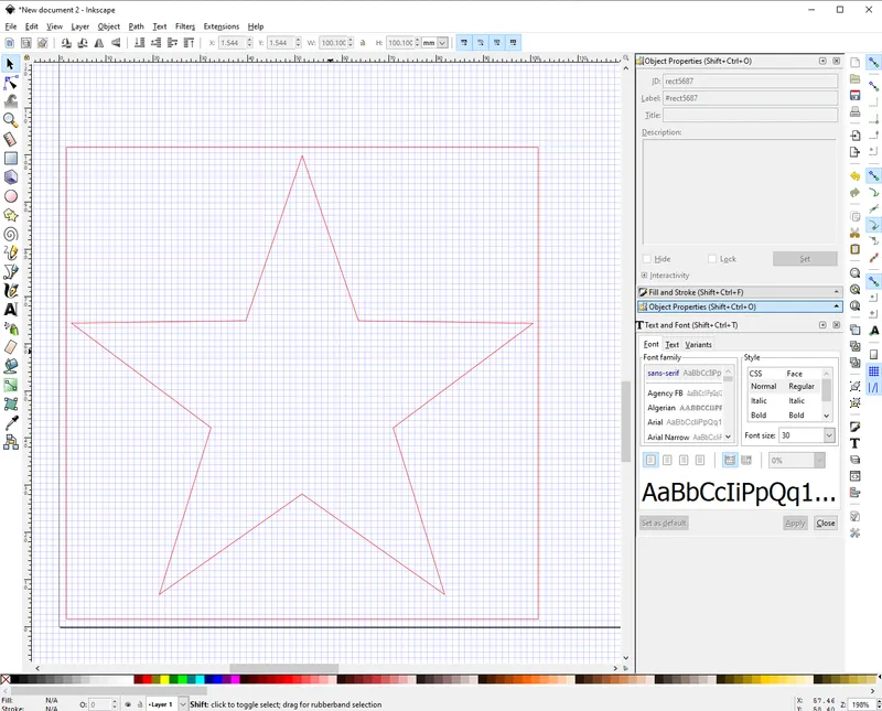 Create the Design in InkScape