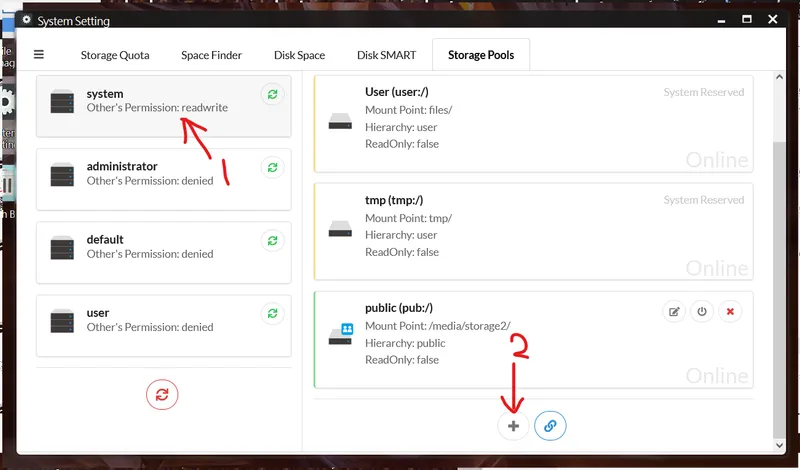 Mounting Your Two HDD Into ArozOS
