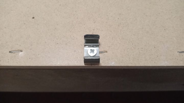 Installation of LED strip profile brackets