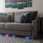 Furniture backlighting on addressable LED strip