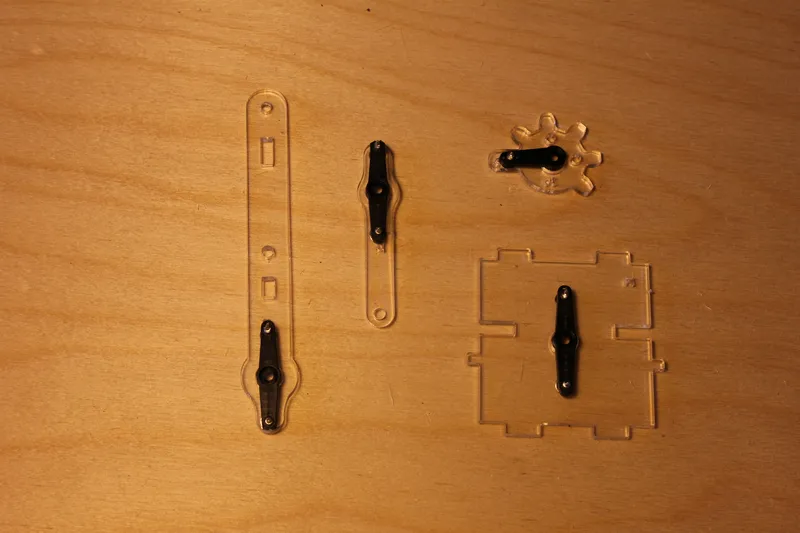 Attach the Servo Horns to the Appropriate Levers!