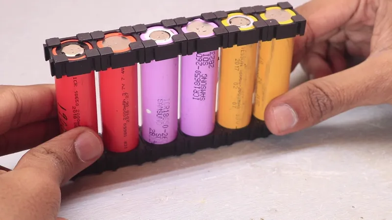 Building the Pack and Spot Welding