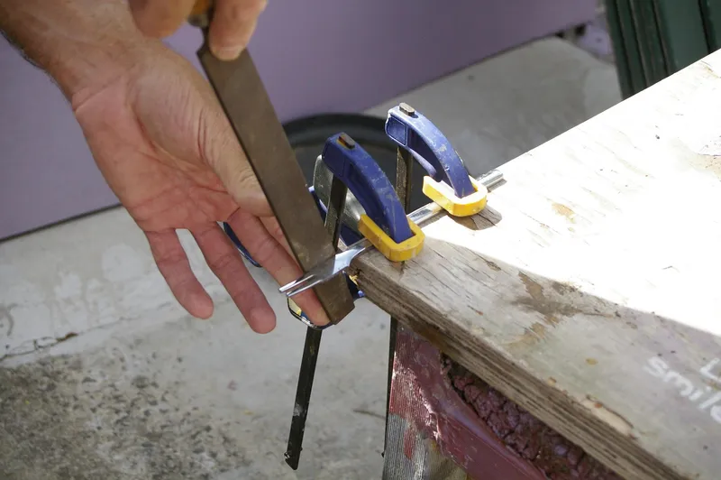 Filing the Punches to Shape