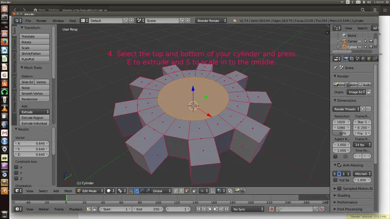 Giving the Gear Some Teeth.
