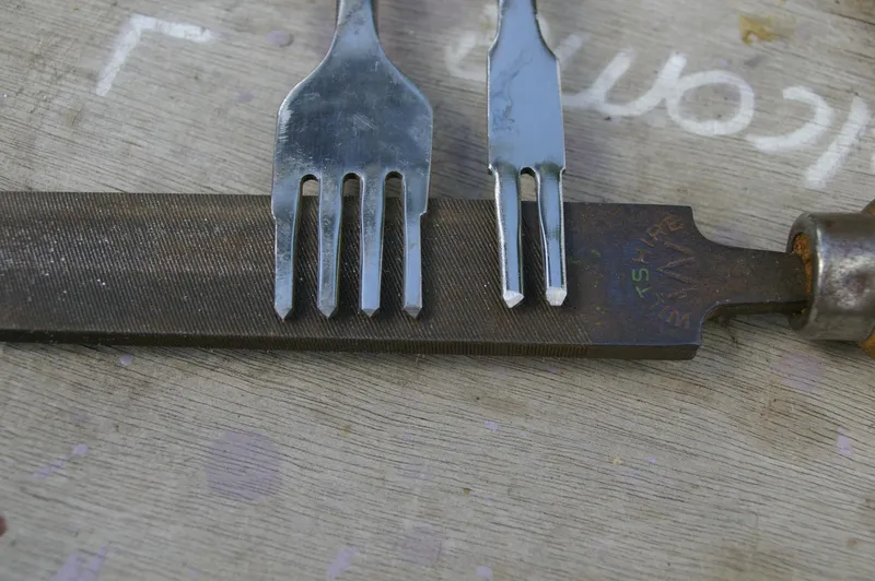 Filing the Punches to Shape