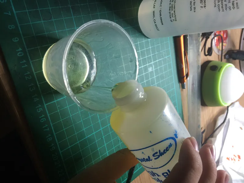 Pour the First Layer of Resin