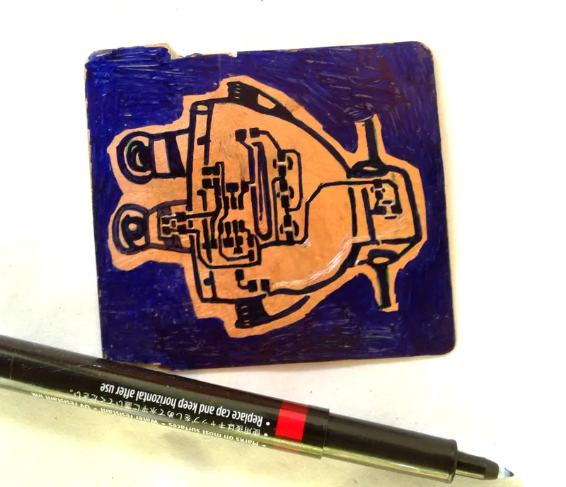 Masking by Using Permanent Marker