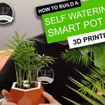 Automatic Smart Plant Pot - (DIY, 3D Printed, Arduino, Self Watering, Project)